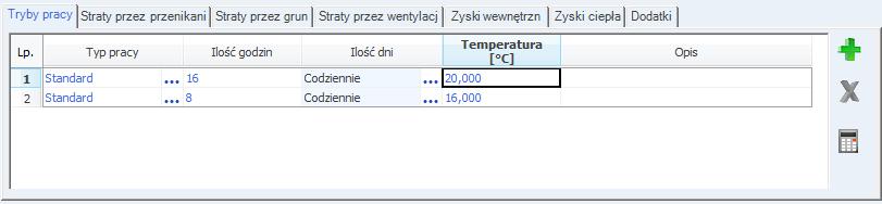 Opis obliczeń sezonowego zapotrzebowania na ciepło na cele ogrzewania i wentylacji Rys 170.