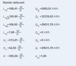 Opis obliczeń sezonowego zapotrzebowania na ciepło na cele ogrzewania i wentylacji 7.1.