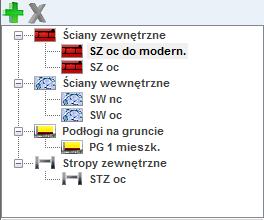 Praca z modułem Audyt 10.2.4.2.1 Drzewko przegród Rys 412. Pole z drzewkiem przegród. DRZEWKO PRZEGRÓD drzewko zawierające wszystkie przegrody lub ich grupy.