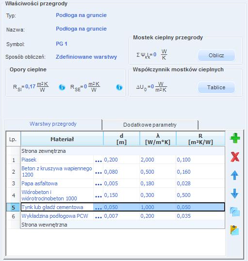 Opis obliczeń współczynnika przenikania ciepła U przegród jest w Projektowanej Charakterystyce Energetycznej Budynku do sprawdzenia warunku min zasłonięcia przegrody przezroczystej przed słońcem wg