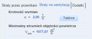 Dla przegród zewnętrznych program automatycznie podaje temperaturę strefy klimatycznej, dla przegród mających po drugiej stronie pomieszczenie ogrzewane wybieramy z przycisku odpowiednie