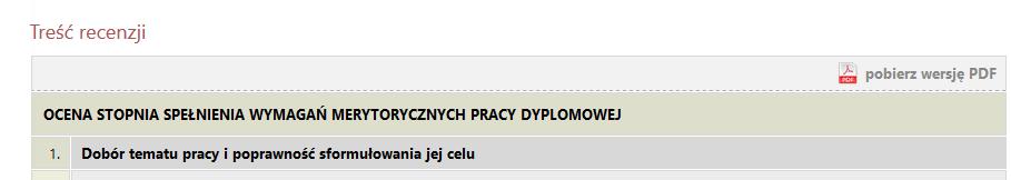 Mechanizm kontroli wersji elektronicznej z wersją drukowaną polega na nałożeniu na strony pracy numerów kontrolnych.