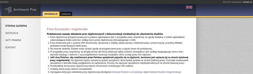 1 2 3 4 5 Autor pracy Wpisywanie danych pracy Autor pracy Przesyłanie plików z pracą Kierujący pracą Akceptacja danych Kierujący pracą Wpisywanie opinii Recenzenci Wystawianie recenzji Student