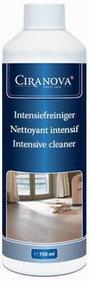 USUWANIE SILNYCH ZABRUDZEŃ / PIELĘGNACJA: INTENSIVE CLEANER W przypadku miejscowych, silnych zabrudzeń powierzchni zaleca się użycie intensywnego środka myjącego Intensive Cleaner.