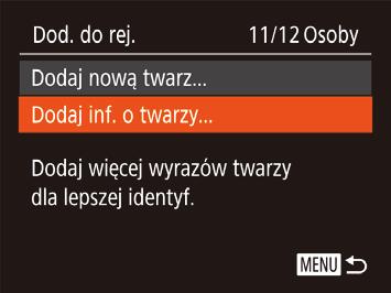 Wybierz osobę, której dane chcesz sprawdzić lub edytować.