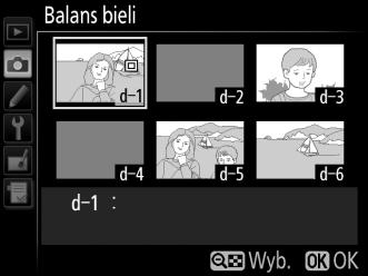 Czas, w którym można zmierzyć balans bieli, to czas wybrany dla ustawienia osobistego c4 (Czas wyłączenia monitora) > Podgląd na żywo (0 238).