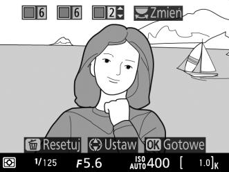 u Kolor selektywny 1 Naciśnij przycisk a. Lustro zostanie uniesione, a na monitorze aparatu pojawi się widok przez obiektyw. Przycisk a 2 Wyświetl opcje.
