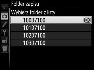 Wybieranie folderów z listy 1 Wybierz opcję Wybierz folder z listy. Wyróżnij Wybierz folder z listy i naciśnij 2. 2 Wyróżnij folder. Naciskaj 1 lub 3, aby wyróżnić folder. 3 Wybierz wyróżniony folder.