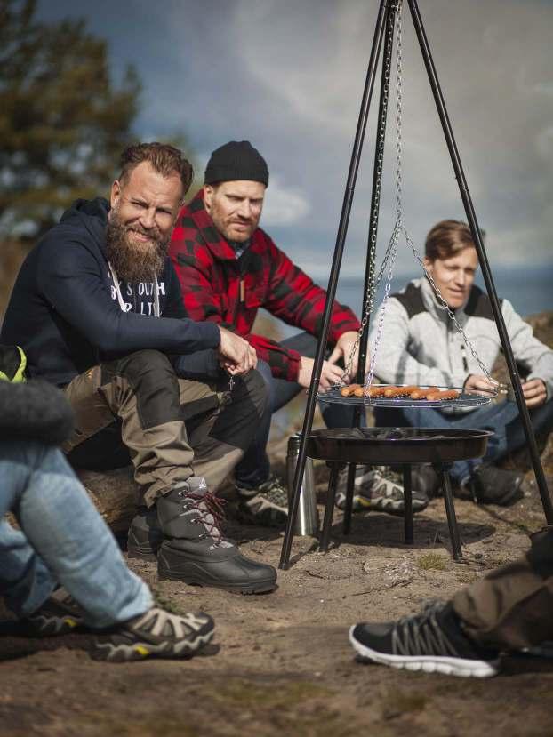 Grill trójnogi biwakowy 139,- Przydatny zarówno do grillowania w ogródku, jak i podczas wędrówek!