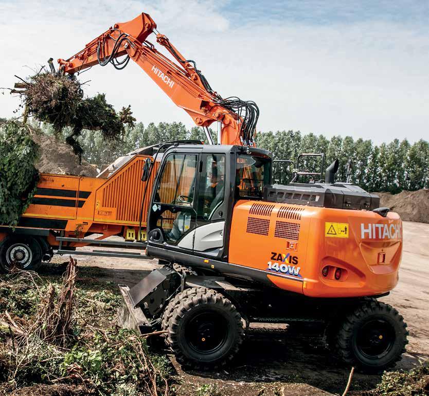 Seria ZAXIS-6 KOPARKA HYDRAULICZNA Kod modelu : ZX140W 6 Moc znamionowa silnika : 105 kw (141 KM)