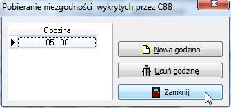 kiedy system ma dokonać automatycznego pobrania raportu dotyczącego