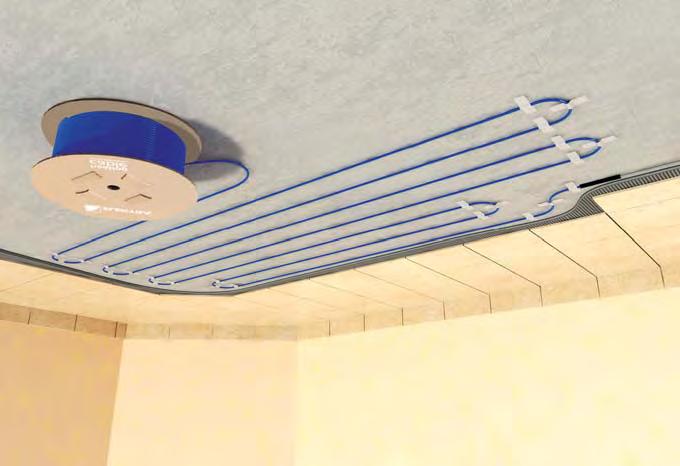 Ciepła pdłga psadzki ceramiczne i kamienne - przewdy grzejne należy układać w dstępach 6,5 10cm.