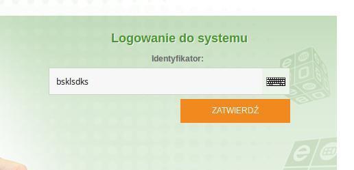 Należy zalogować się do systemu EBO danymi z KIRI (login i hasło). W następnym kroku system poprosi nas o wpisanie nowego hasła.
