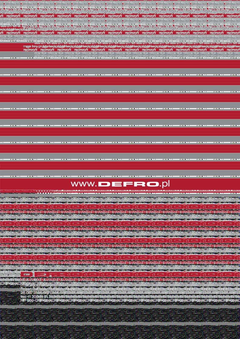 DEFRO Spółka z ograniczoną odpowiedzialnością Sp. k.