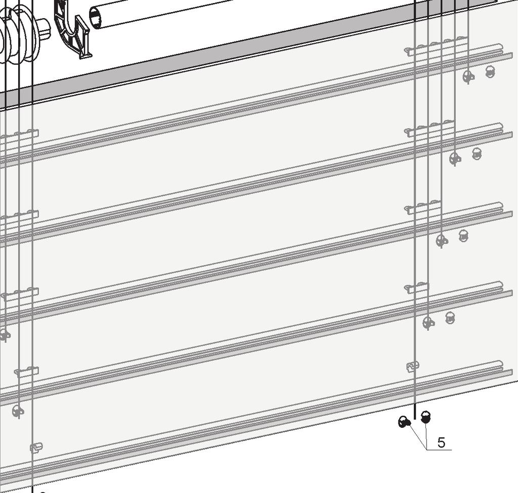 SYSTEM B- Kaseta aluminiowa B- Listwa maskuj¹ca B- Belka usztywniaj¹ca aluminiowa Rura aluminiowa,mm Napêd B- Klip - wieszak añcuszek ¹cznik ³añcuszka Uchwyt ³añcuszka Podtrzymka rury Wkrêt,x