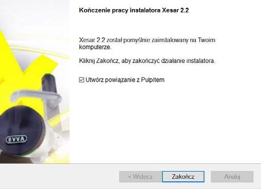 Instalacja oprogramowania Xesar Szczegółowy