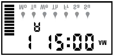 Ustawianie Czasów Pracy Stacji 1. Przekrêæ tarczê do pozycji RUN TIMES. RUN TIMES 2. Ekran wyœwietli ostatni wybrany program (A, B lub C), numer wybranej stacji, ikonê, a stacja bêdzie migaæ.