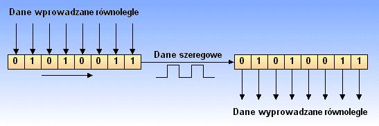 Za względu na fakt, że sprzęt komputerowy, w naturalny sposób wspiera taki sposób wprowadzania/wyprowadzania danych, transmisja równoległa jest bardzo popularna.