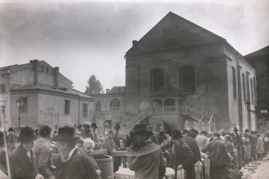 Targ rybny (dziś nieistniejący) przed