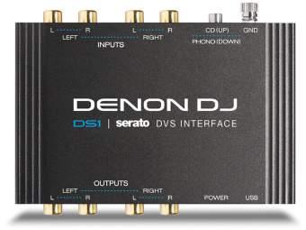 INTERFEJSY AUDIO DS1 Interfejs DVS Serato Denon DJ, wiodący producent wysokiej klasy rozwiązań dla DJów przedstawia przełomowy interfejs przeznaczony dla użytkowników Serato NoiseMap - systemu