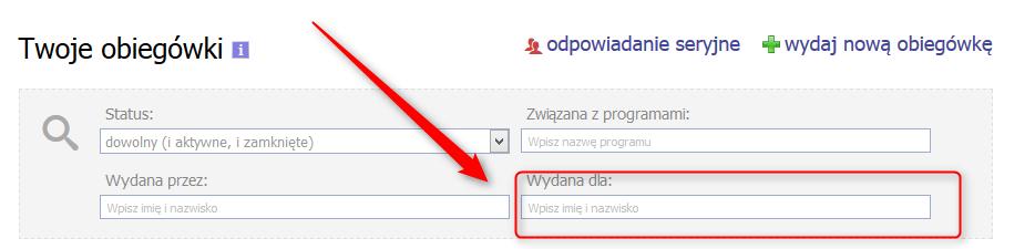 Zamykanie obiegówki Przed wydaniem dyplomu/rozliczeniem doktoranta należy obiegówkę wyszukać, sprawdzić czy została