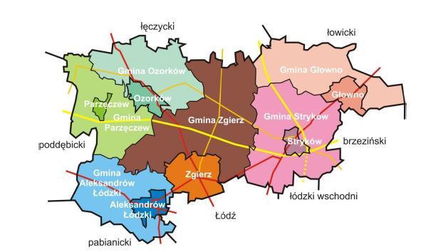 (Źródło: Strategia Rozwoju Gminy Zgierz na lata 2014-2020).