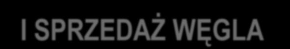 ton w 1-3Q 2014 (wzrost w stosunku do 1-3Q 2013 o 10,5%) Wydobycie w 1-3Q 2014 roku realizowane średnio na 4,3 ścianach wobec 3,4 w analogicznym okresie 2013 r. 2 377,5 tys.