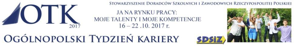 HARMONOGRAM MAŁOPOLSKIEGO TYGODNIA KARIERY 2017 CZWARTEK, 19 października Godzina Tytuł zajęć Adresaci Miejsce spotkania 9.10 do 9.55 Usługi i instrumenty rynku pracy Grupowa informacja zawodowa dot.