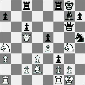 Partia włoska [C54] GM Dżobawa (Gruzja) 2727 GM So (USA) 2762 1.e4 e5 2.Sf3 Sc6 3.Gc4 Gc5 4.c3 Sf6 5.d3 a6 6.0 0 Ga7 7.Gd5 Sd5 8.ed5 Se7 9.Se5 d6 10.Sf3 Sd5 11.Gg5 f6 12.We1 Kf7 13.Hb3 Ge6 14.