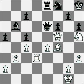 0 0 Ga6 14.Sb5 h6 15.Gc1 Gb5 16.ab5 Se8 17.Wa3 Sd6 18.Wg3 Sc4 19.Sf4 Se5 20.Sh5! Hh4 21.Sg7 Kg7 22.We1 d6 23.We4 Hd8?? 24.Hh5 i czarne poddały się. 851.