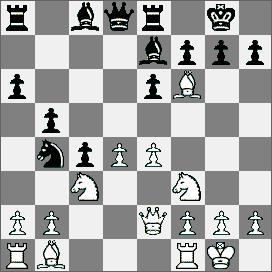 Katastrofy szachowe 1036.Gambit hetmański [D28] XI Olimpiada Szachowa, Amsterdam 1954 IM Wade (Anglia) Philippe (Luksemburg) 1.d4 d5 2.c4 dc4 3.Sf3 a6 4.e3 e6 5.Gc4 c5 6.0 0 Sf6 7.He2 Sc6 8.Sc3 b5 9.