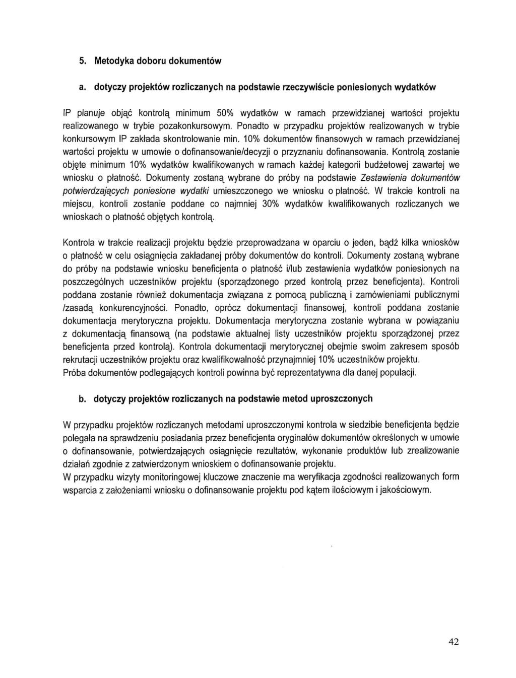 5. Metodyka doboru dokumentow a.