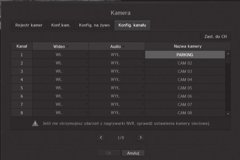 dyrektora 2, Gabinet dyrektora 1, Kamer w korytarzu na 7, piętrze c e a d b Aby utworzyć nowy układ, wykonaj poniższe kroki: a Otwórz menu