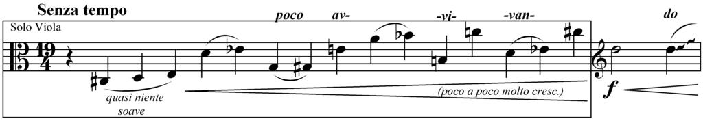 4. Określ rodzaj trylu, jaki został zastosowany w zaznaczonym miejscu? Odpowiedź wpisz w B. Britten II Suita na wiolonczelę solo op. 80, cz. V Ciaccona, t.