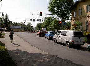 dojazdem od strony Krakowa nad Dunajec i w