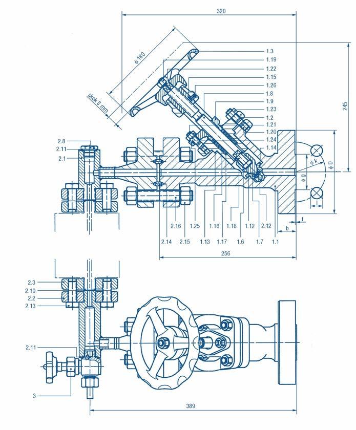 Wymiary klasa owiert ciężar D b g f ciśnienia liczba otworów l k kg DN 25 PN 160 140 24 68 2 4 18 100 18 DN 25 PN 250 150 28 68 2 4 22 105 18 DN 25 PN 315 160 34 68 2 4 22 115 18 głowice odcinające