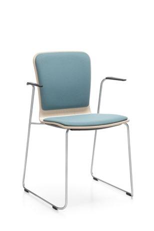 Com Design: Paul Brooks Nowoczesne, multifunkcjonalne krzesło sklejkowe.