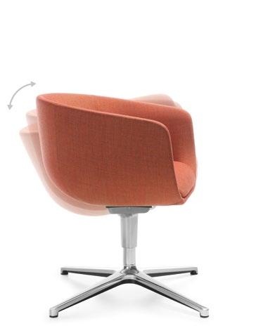 Nu Design: Paul Brooks NU 20HW Idealne wykończenie fotela również od spodu.