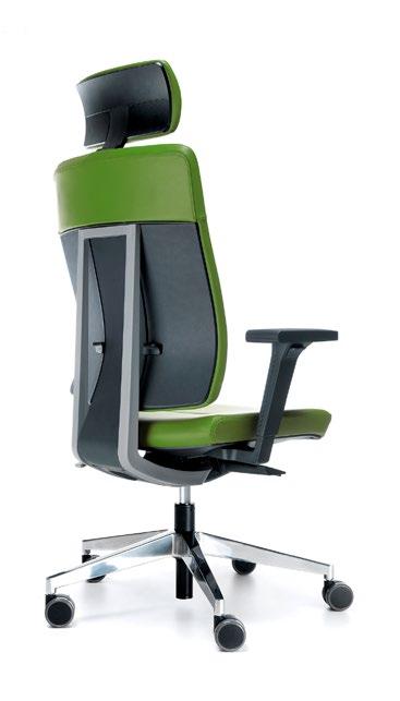 Innovative patented SmartADLS solution: additional depth adjustable lumbar support.