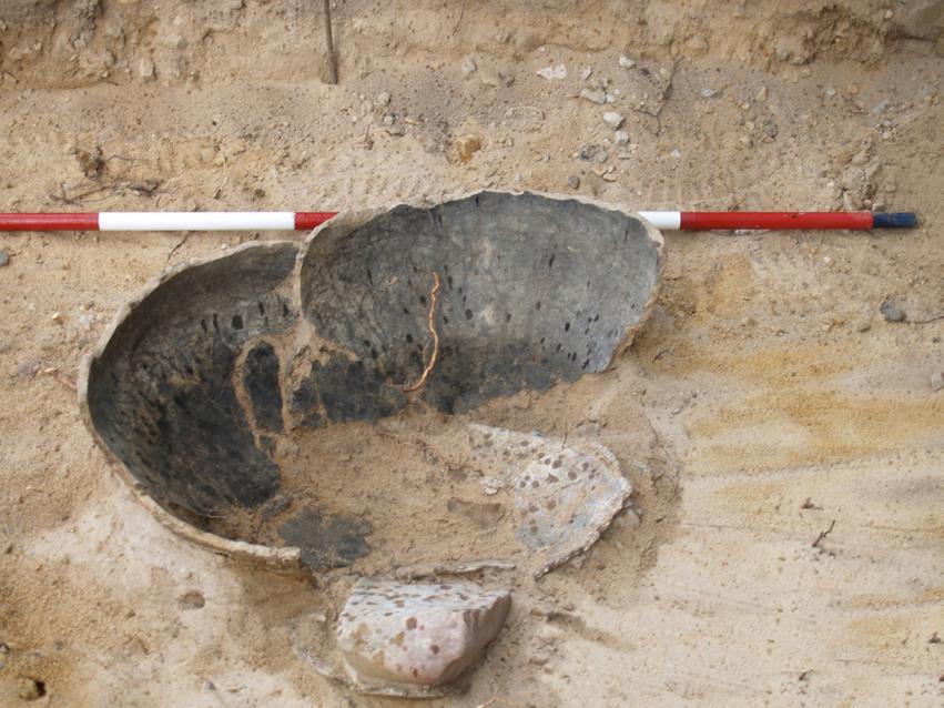 Kilka grobów z cmentarzyska w Pawłowicach nie zawierało szczątków ludzkich, a nawet urn. Jedynym ich wyróżnikiem była obecnością bruków kamiennych.
