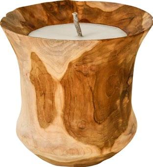 beker DREWNO TEAK 25 x 25 x 24 cm WAGA 6