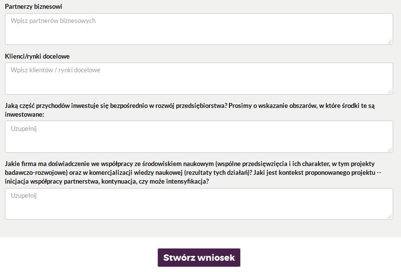 W przypadku osób fizycznych prowadzących działalnośd gospodarczą na koocu części A