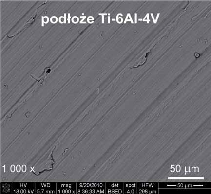 MODYFIKACJA POWIERZCHNI STOPU Ti-6Al-4V W WARUNKACH PLAZMOCHEMICZNYCH Przedstawione