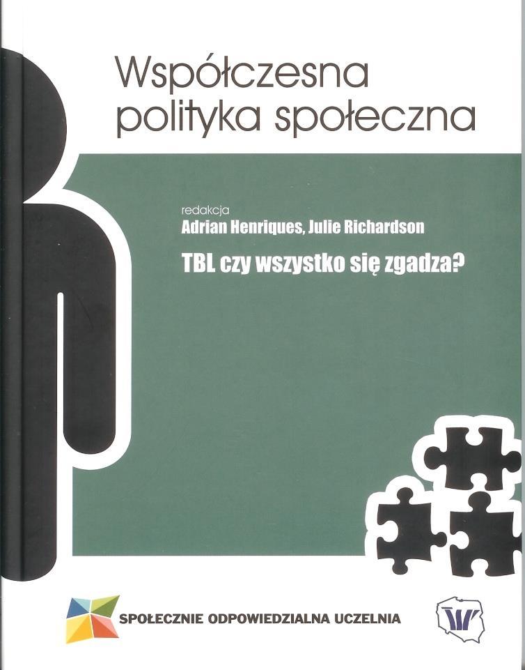Potrójna linia przewodnia -> TBL w CSR Idea mierzenia działalności firmy za pomocą trzech wskaźników: 1.