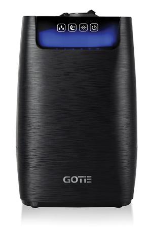GNA-350 37 OCZYSZCZACZ I NAWILŻACZ POWIETRZA moc: 27W 2in1 - funkcja oczyszczania i nawilżania powietrza w jednym urządzeniu sterowanie mikroprocesorowe filtr HEPA z wkładem węglowym wbudowana lampa