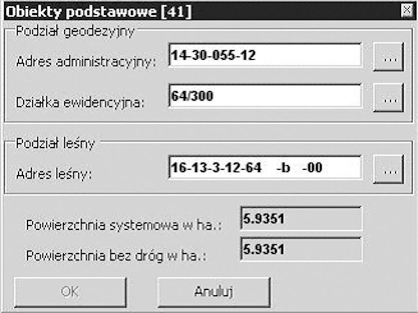 Aktualizator LMN progra do aktualizacji leœnych ap nuerycznych 141 siatki prostok¹tów, iportu danych i wykorzystanie danych z poiarów GPS (zaawansowane operacje kopiowania obiektów poiêdzy warstwai).