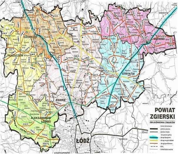 80% dróg gminnych posiada nawierzchnie bitumiczną z czego 33,8% nawierzchnie twardą ulepszoną.