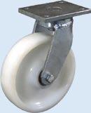 obciążeń w obudowach skrętnych (spawanych) / Plastic wheels for high loads in swivel housings (welded) Ø 80 3BND 60x80 130 68 2,26 400 Ø 100 12BND 60x80 148 78 2,40 400 Ø 125 22MBND 60x80 172