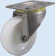 aluminiowe odporne na temperaturę / aluminium wheel of high temperature resistance E - koło tworzywowe odporne na temperaturę / plastic wheel of high temperature resistance Zestawy skrętne wykonane