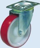 200 60BCNP 60 20 50 1,00 300 6004 Koła tworzywowe (poliamid+poliuretan) w obudowach skrętnych / Plastic wheels (polyamide+polyurethane) in swivel housings Ø 80 3BC 60x80 104 74 0,63 100 Ø 80 6BCH